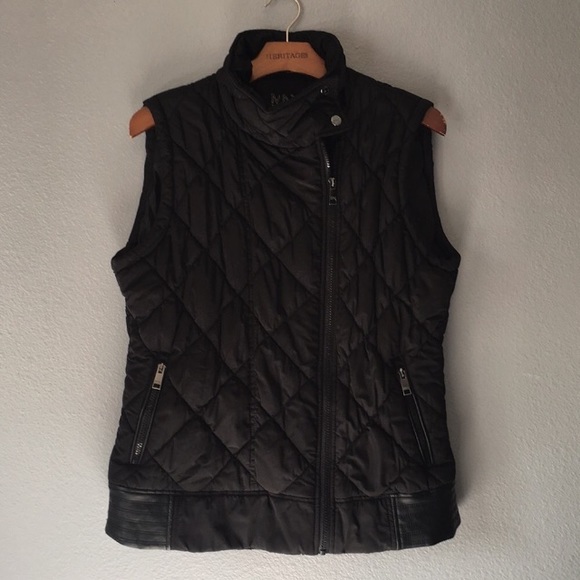 Andrew Marc Marc NY Moto quilted vest, black, L - Picture 7 of 8